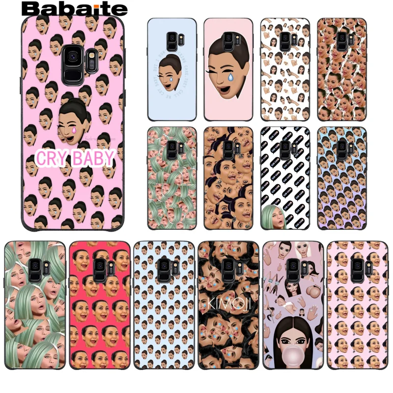 

Babaite Kimoji Kim Kardashian kanye west north kylie jenner Customer High Quality Phone Case For GALAXY s9 plus s5 s6 edge s7 s8