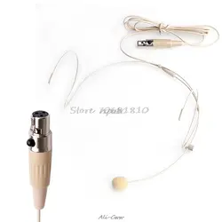 Двойной уха наушники микрофон головной микрофон для всех XLR 3PIN TA3F
