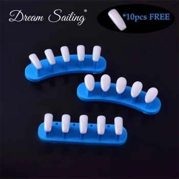 

3 pcs of Nail Practice Display False Nail Standing Holder for Gel Polish Varnish Practicing Training Removable Manicure Tool