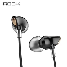 Rock In-Ear Zircon Nano стерео наушники 3,5 мм гарнитура AUX с микрофоном сбалансированные наушники с иммерсивными басами для iPhone Sumsung Xiaomi