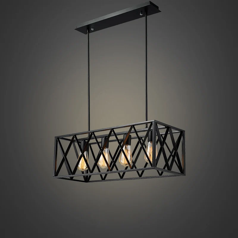

Industry Retro Ceiling Light Iron Ceiling Light For Living Room Bedroom E27 Light Bulb Living Room Lamp Creative European Style