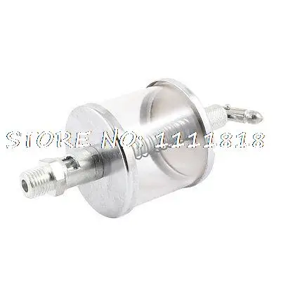 

1/4"PT Male Stem Engine Reservoir Aluminum Glass Drip Feed Oiler 100ml