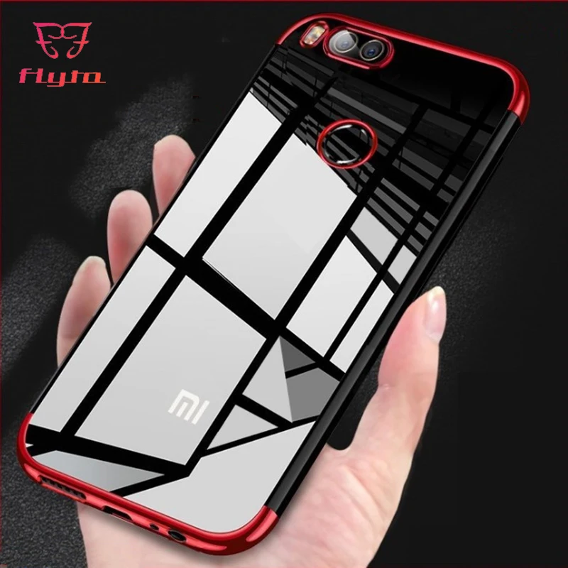 

FlyTo Phone Case for Xiaomi Redmi Note 5 Pro Silicon Transparent the Cases for Xiaomi Redmi 6 6A 5A Mi 8 Soft TPU Back Cover