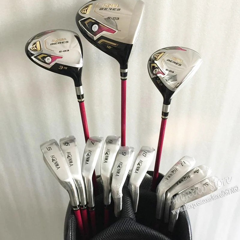 New womens Golf Clubs HONMA S 03 Complete clubs set Drive+Fairway wood