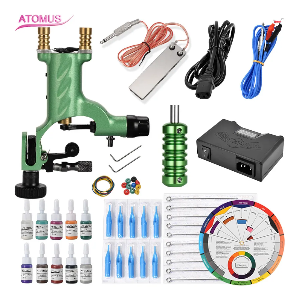 

Tattoo Machine Pro Rotary Machine Shader Liner And Motor Set Complete Tattoo Machines Shader Liner Pro Rotary Kit Set Cartridge