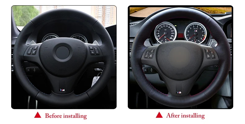 for BMW M3 2010 steering wheel cover