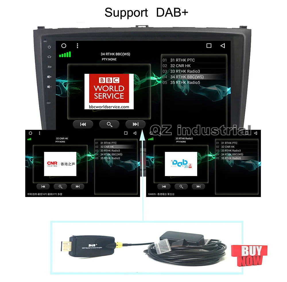 Cheap QZ industrial HD 10.2" Android 8.1 T3 Car DVD Player for Lexus IS200 IS220 IS250 IS300 2006-2012 With 3G 4G WIFI GPS Navi Radio 14