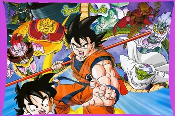 

F11 Top Selling Dragon Ball Z Custom Zippered Rectangle Pillowcases Pillow Cover Cases Size 50x75cm (Two sides)