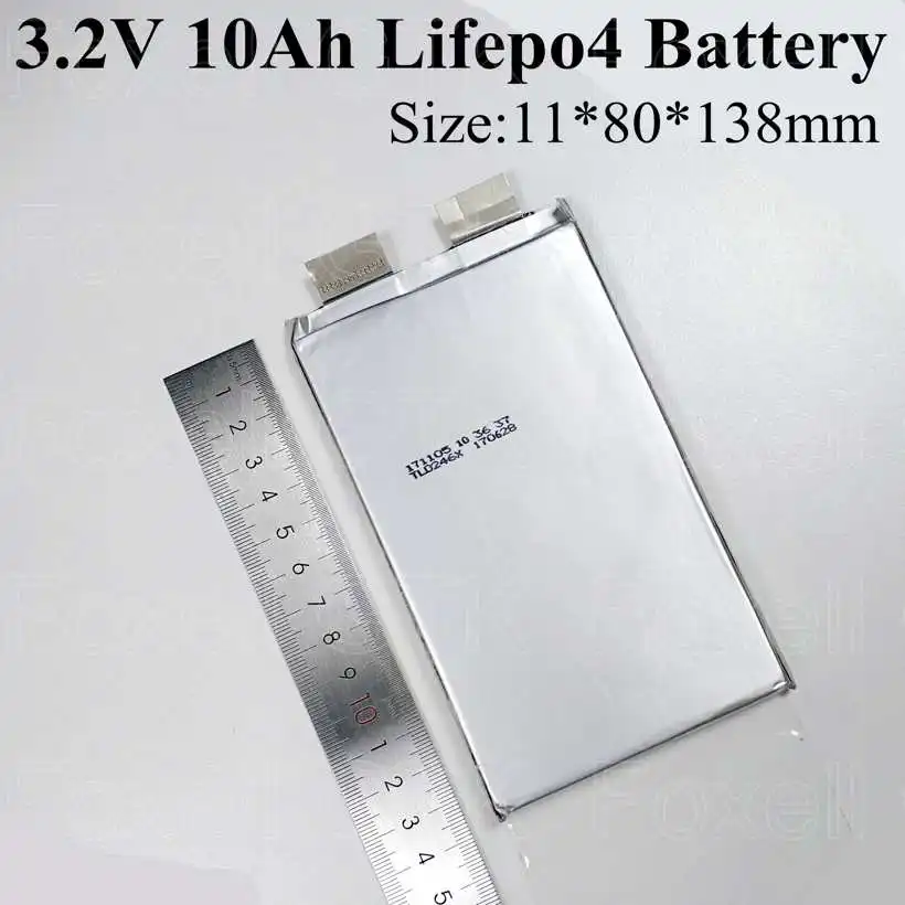 8 шт перезаряжаемая батарея lifepo4 3,2 v 10Ah 3,2 v 10000mah для аккумуляторной батареи diy 24v 10ah 12v 20ah для хранения электроинструментов