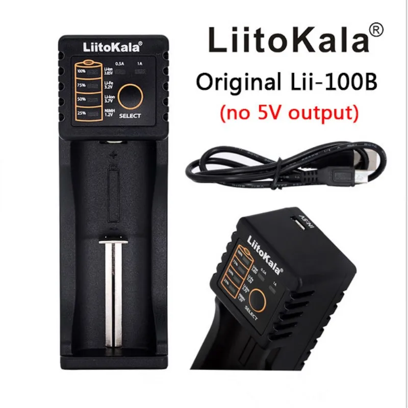 Умное устройство для зарядки никель-металлогидридных аккумуляторов от компании Liitokala lii-500 lii-200 lii-100 lii-402 зарядное устройство 3,7 V/1,2 V 18650/26650/16340/18500 зарядное устройство с lii500 scre