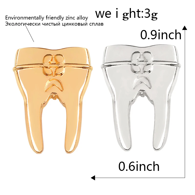 Булавки и броши брошь зуб булавки стоматолога подарки броши для мужчин и женщин значки на рюкзак сумка шляпы аксессуары