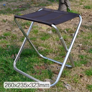 Image 5 - Açık alüminyum alaşım katlanır eğlence büyük sandalye piknik için kamp ve yürüyüş taşınabilir katlanır sandalye tabure