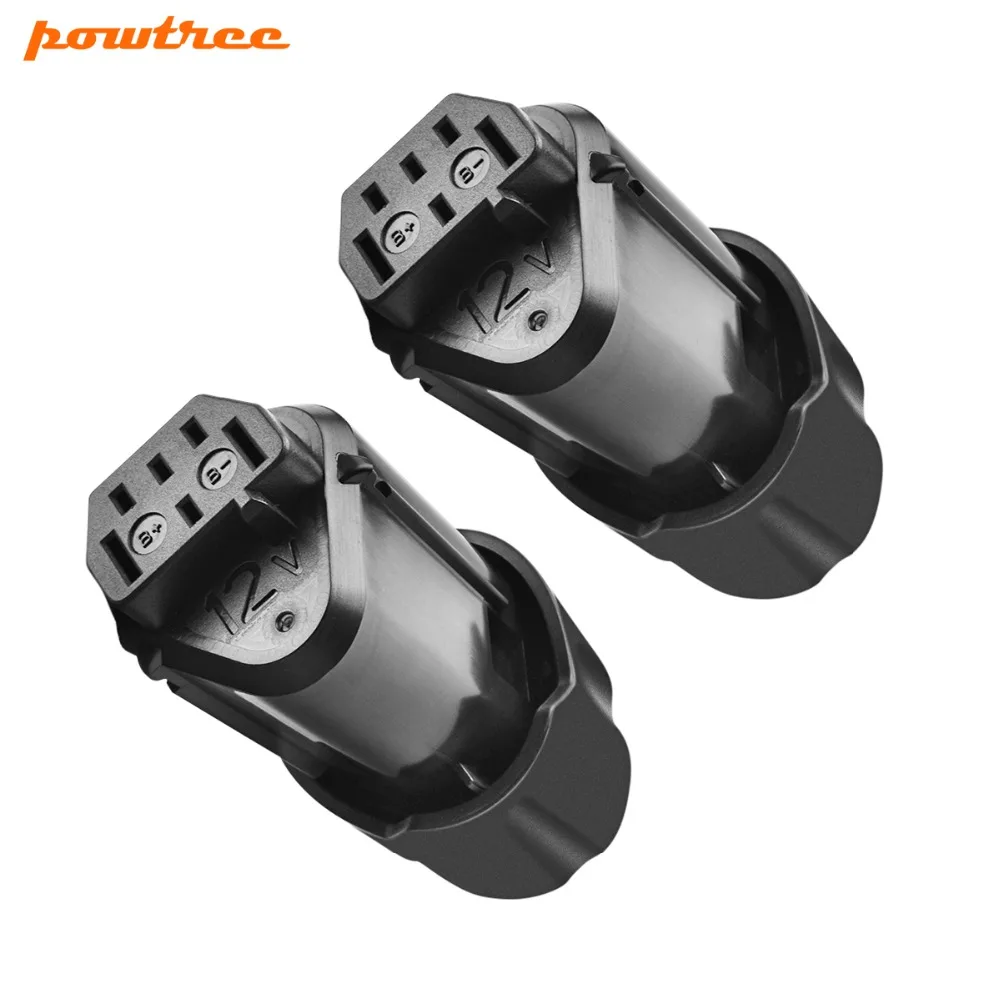 Аккумуляторная литиевая батарея Powtree L1215P 2 шт. 130188001 Ач для AEG Ridgid 12 В замена L1215 L1215R
