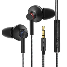 Oblique In-ear Wired Earphone Hifi Music Headset Running Sport Earphone 3.5mm Microphone Stereo Sound Headset Portable Earbud G1