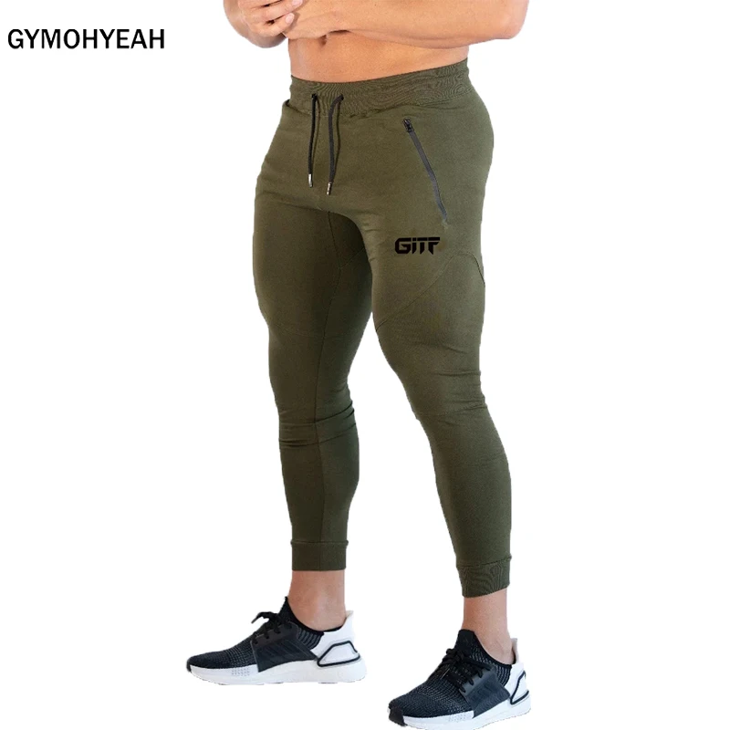GYMOHYEAH, мужские спортивные штаны для фитнеса, для отдыха, для бега, мужские спортивные штаны, для тренировок, для фитнеса, хлопковые брюки, мужские повседневные Модные обтягивающие спортивные штаны