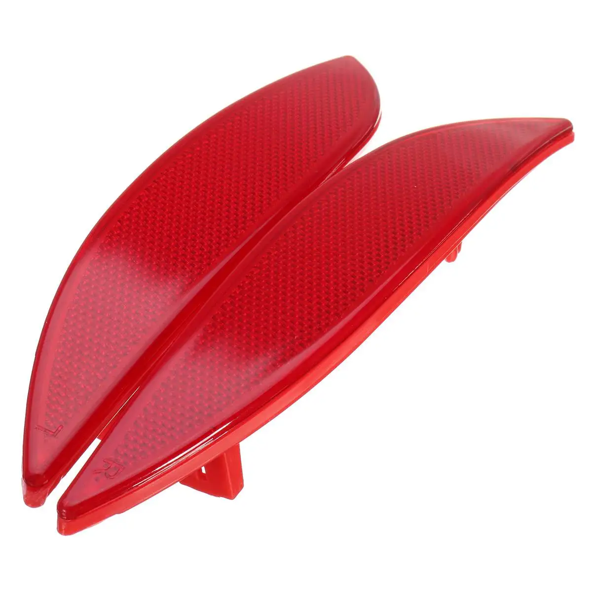 

For Renault Megane MK3 Red Car Rear Bumper Reflector Light Lens 3804 Left Right Side