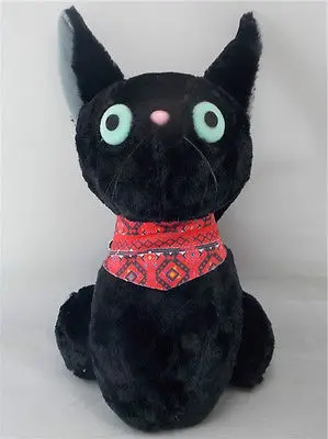 Новый Кики Услуги 12 "черный JIJI CAT Мягкие плюшевые игрушки кукла для подарок на день рождения высокое качество