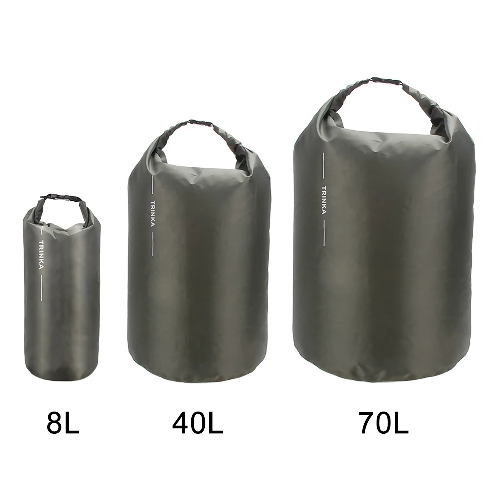 8L/40L/70L Портативная сумка для плавания, водонепроницаемая сухая сумка, сумка для хранения, Сумка для кемпинга, пешего туризма, плавания, трекинга, использования на лодках