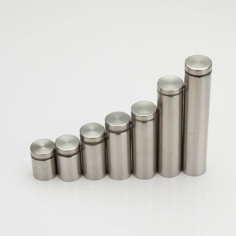 16mm X 30mm 10pcs Lot Stainless Steel Acrylic Advertisement Fixing Screws Barrel Screw Glass Standoff Pin Nails Hardware Advertisement Screw Advertising Nail Aliexpress