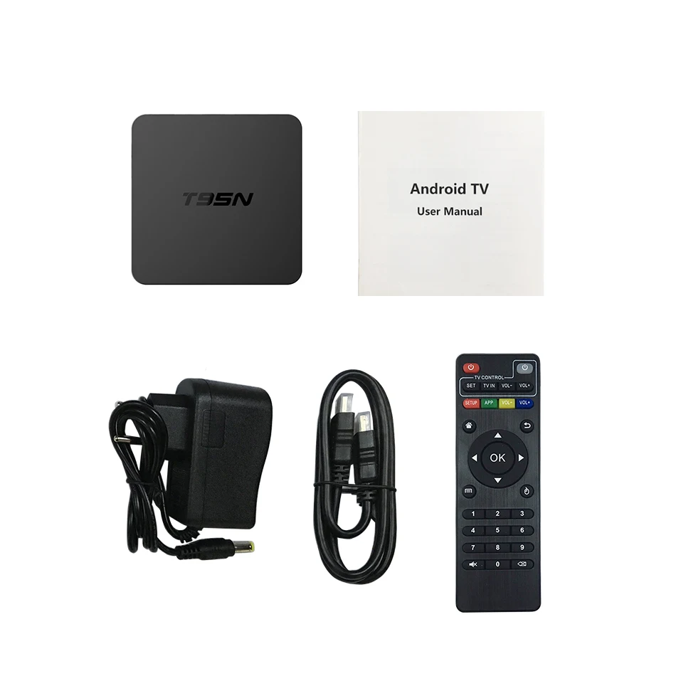 T95N Android tv Box 4K 6 0 мини 2G DDR3 8GB 16GB EMMC 2 4 GHz WiFi умный медиаплеер Amlogic S905X | Электроника