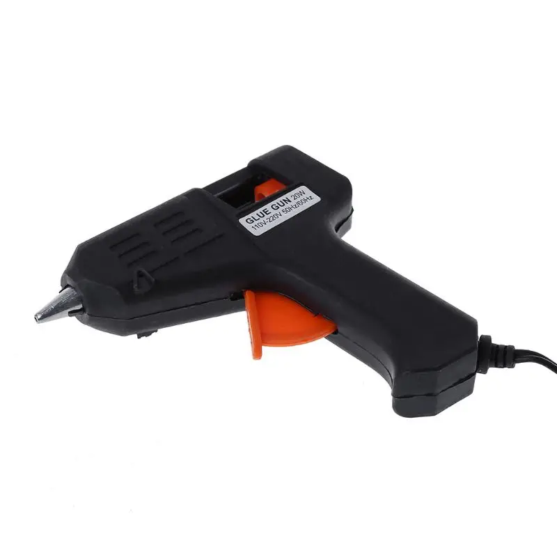 

20W Electric Heating Melt Glue Gun Sticks Trigger Art Repair Tool US Plug J6PC Dropship