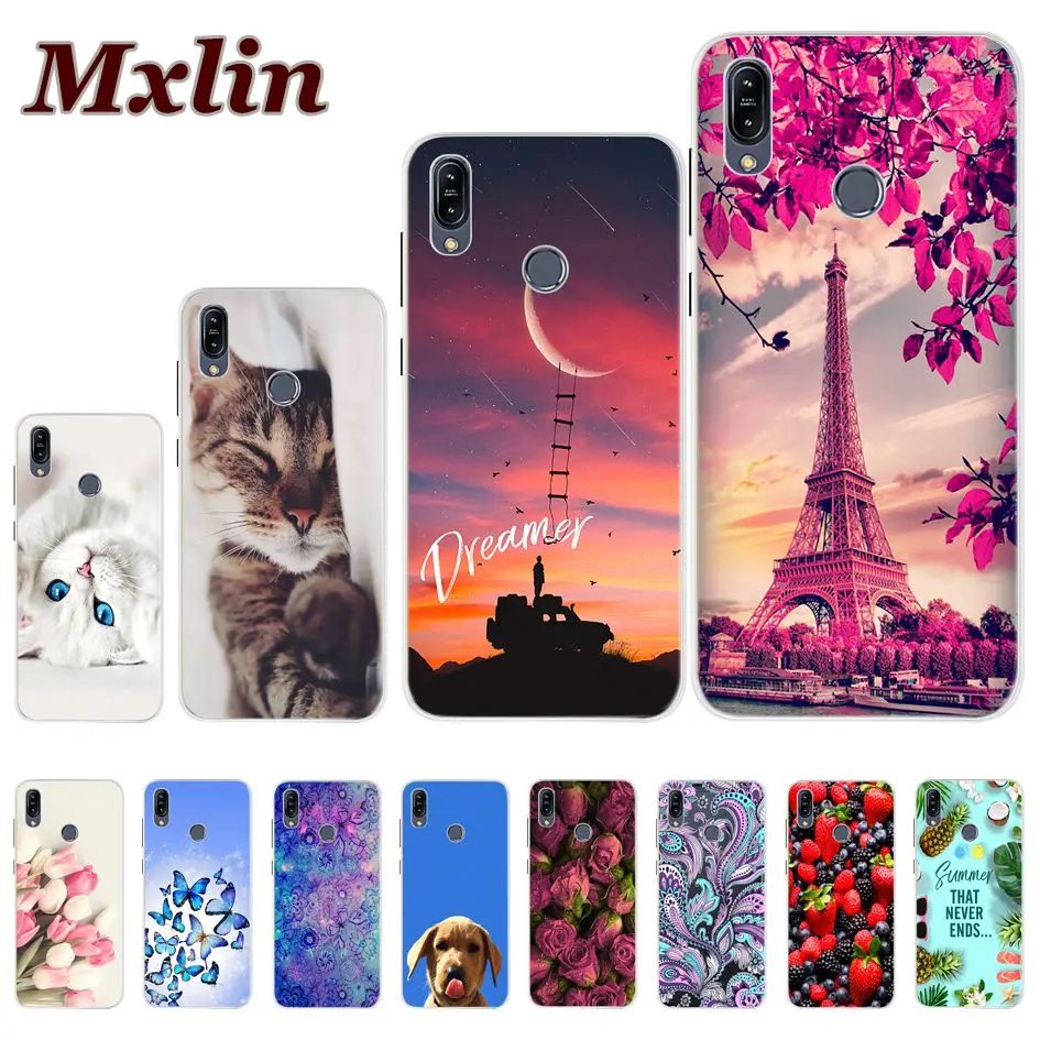 Для Asus Zenfone Max Pro M2 ZB633KL чехол 6 26 &quotмилый Принт мягкий ТПУ задняя крышка для ZB 633KL