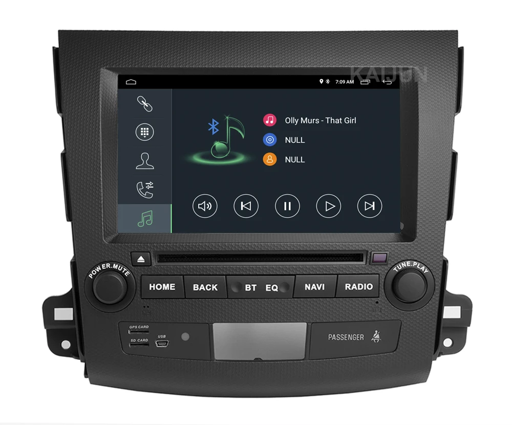 Excellent IPS DSP Android 9 Car DVD Stereo Player GPS for Mitsubishi Outlander 2007-2012 with wifi BT 16