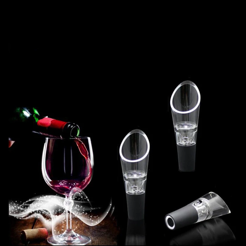 

1pcs Red Wine Aerator Multi Holes Wine Liquid Pourer Stopper Decanter Cap Tool for Rubber Bottles Kitchen Bar Accessories