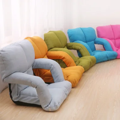 Ленивый диван с подлокотниками Многофункциональный складной пол стул диван лежак кровать