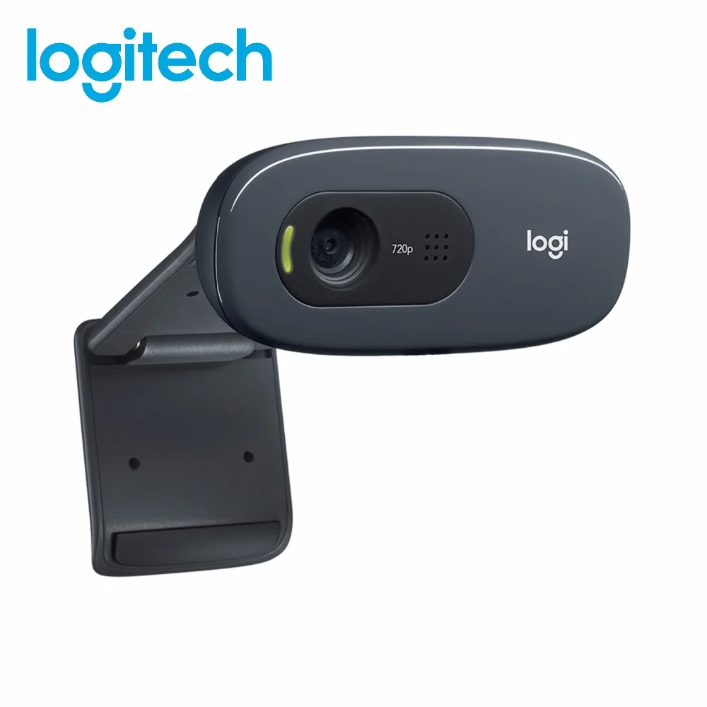 Широкоформатная веб-камера logitech C270/C270 720p HD 1280*960 Встроенный микрофон Гибкая веб-камера Веб-камера для домашнего офиса Skype