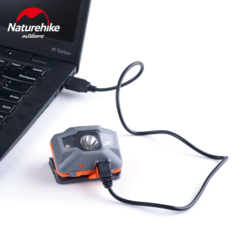 Naturehike USB Перезаряжаемый светодиодный налобный фонарь, водонепроницаемый налобный фонарь, инструменты для кемпинга, 3 в 1, фонарь для палатки