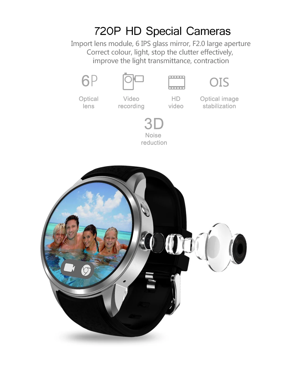 Smart watch X200 Android 5.1 1+16GB IP67 waterproof Smartwatch Support 3G WIFI GPS Nano SIM card Heart Rate 2.0 Camera