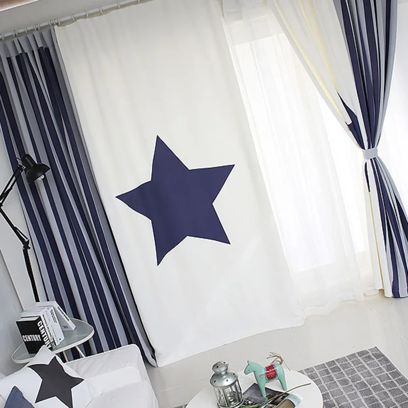 220x240cm Patchwork Drapery Panel 2pcs Window Dressing Drape Draw