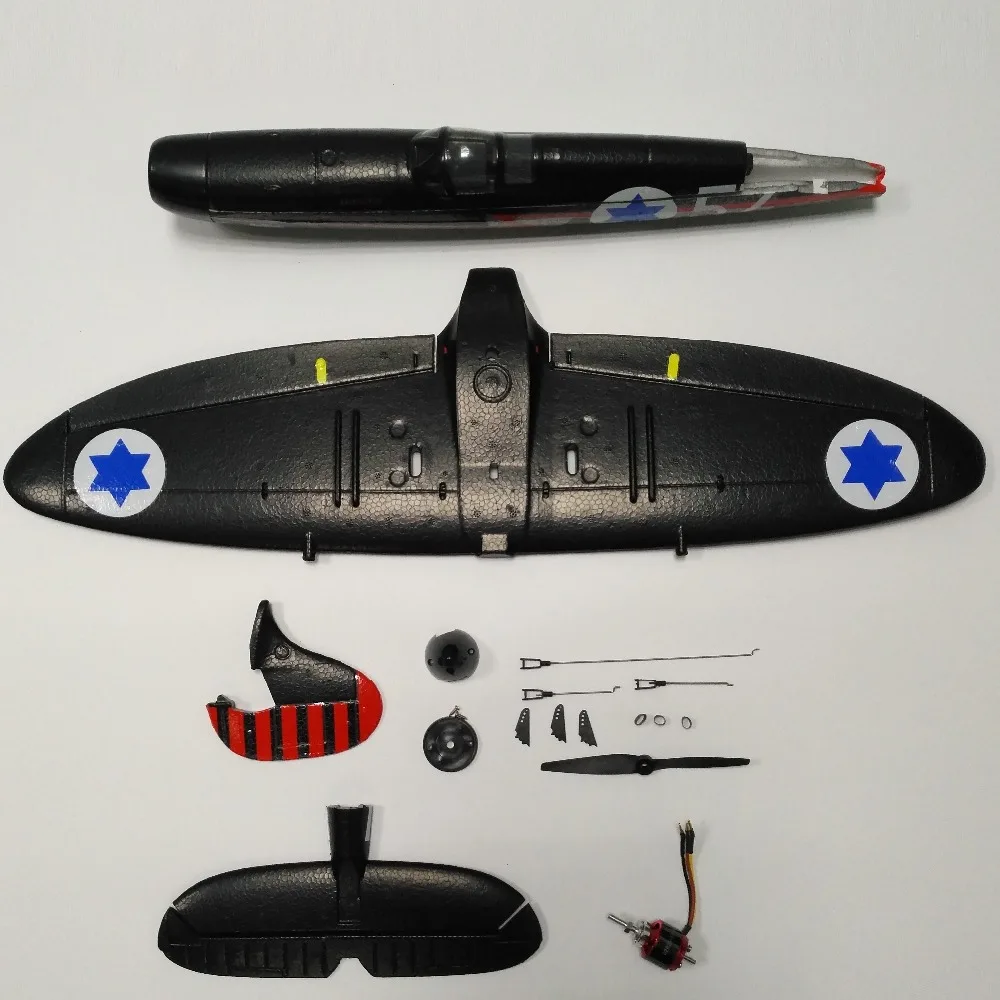 665mm Spitfire Small RC Warbird Model-7