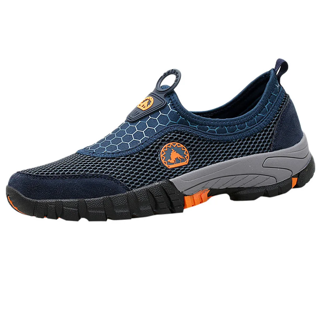

Men's Outdoor Mesh Mountaineering Sports Shoes Run Breathable Shoes Sneakers new luxury brand Mesh Men Sneaker for Outdoor Apr 2