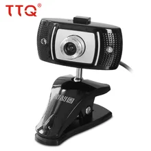 TTQ Webcam USB 720P HD desktop computer Webcam With Microphone Night Vision Smart TV for Skype Computer Laptop notebook Web Cam