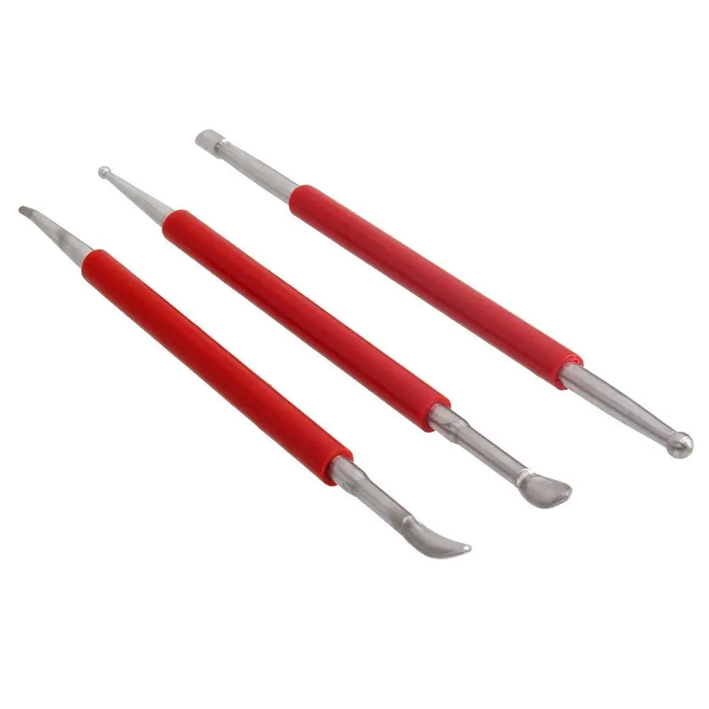 Free Shipping 3pcs Clay Sculpture figurine tool daily life ceramic arts