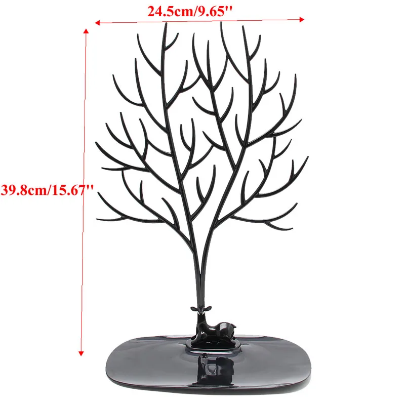  Free delivery Jewelry Necklace Ring Earring Tree Deer Stand Display Organizer Holder Show Rack