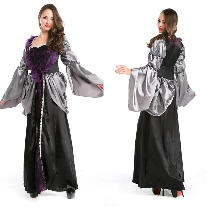 Real Shot Noble Luxury Vampire Queen Costumes Halloween Masquerade