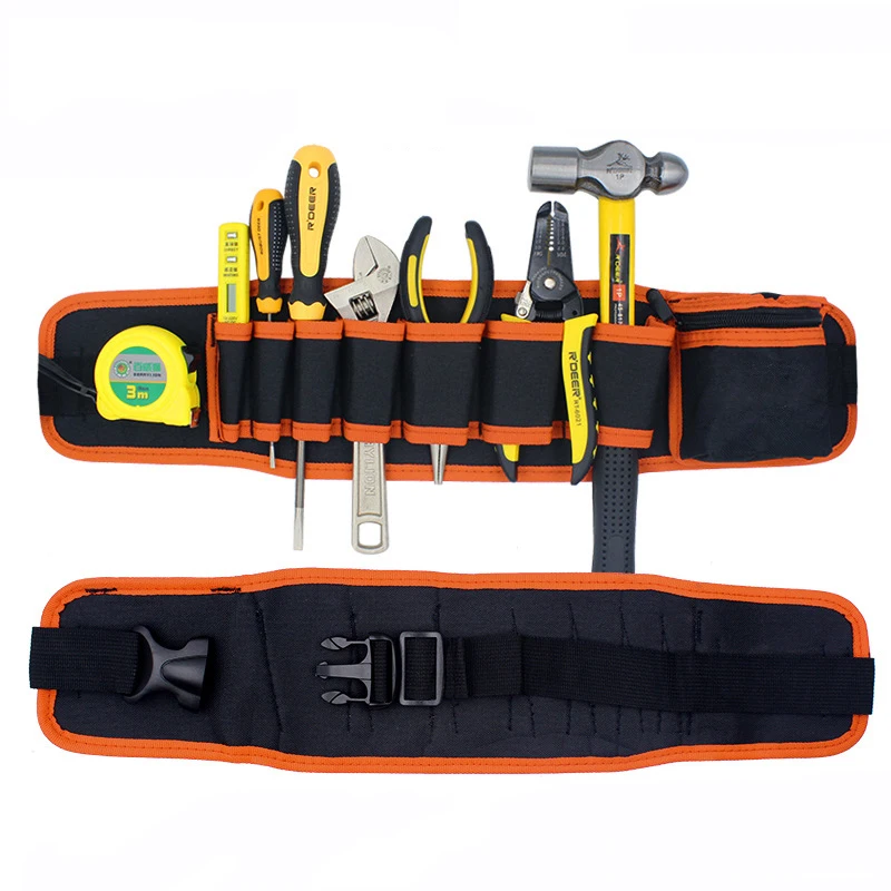 

4 Color Electricians Tool Belts Bag High Quality Waterproof Adjustable Waist Tool Bag for Hammers Pliers Screwdriver Storage