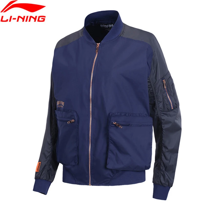 

Li-Ning Women BAD FIVE Basketball Jacket Loose Fit 100% Polyester Zipper Closure LiNing Sports Coat AJDP006 CJFM19