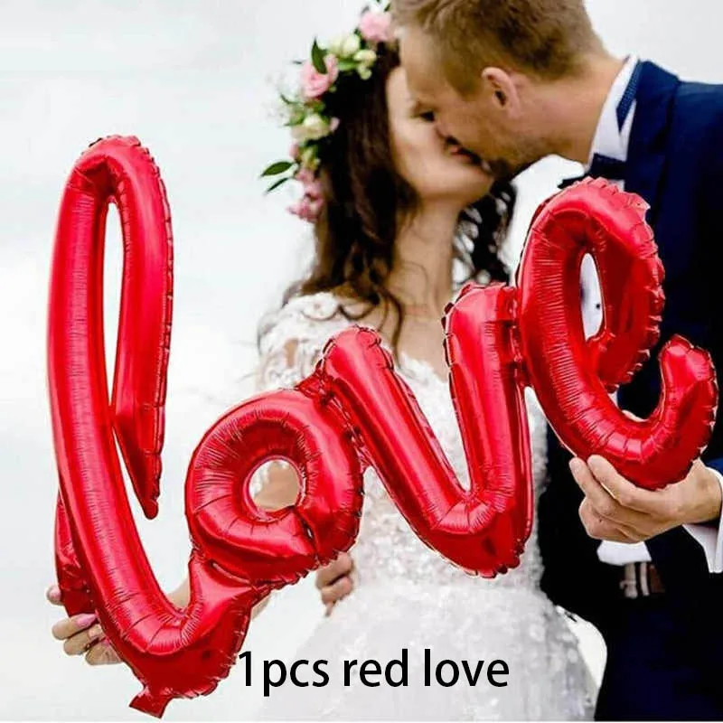 18 шт 10 дюймов черный, красный белый латексные шары для взрослых День рождения украшения Детские игрушки Воздушные шары для свадьбы Обручение гелиевые шары - Цвет: 1pcs big love