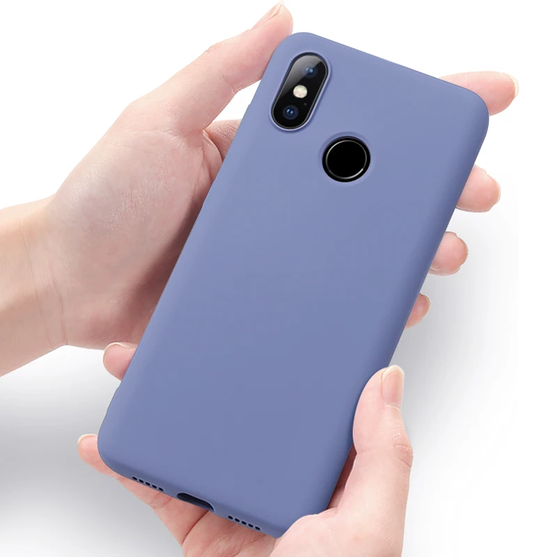 Xiaomi Redmi6 Pro Оригинальный жидкий силиконовый чехол для Redmi 6 6A ультра тонкий мягкий