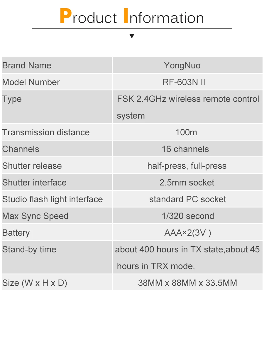 1 шт. YONGNUO RF-603 II вспышка триггер Один трансивер набор спуска затвора для Nikon RF-603 II