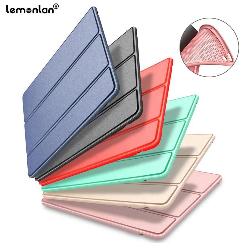 Lemonlan For iPad 2018 A1893 Case 2017 A1822 Silicon Smart Cover 9.7 Capa Fundas Coque | Компьютеры и офис