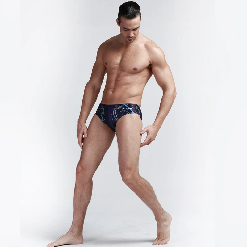 Мужская одежда для плавания с принтом, быстросохнущие мужские плавки, сексуальные шорты с низкой талией, пляжная одежда Sunga M-XXL