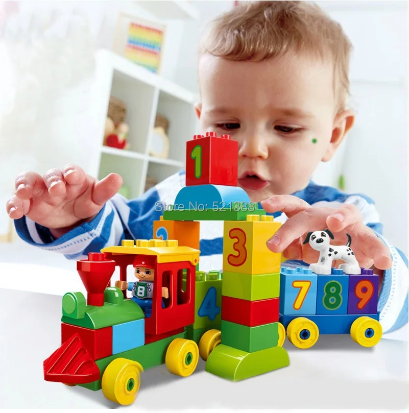 Educational Toys for three years old learn to count number train Large