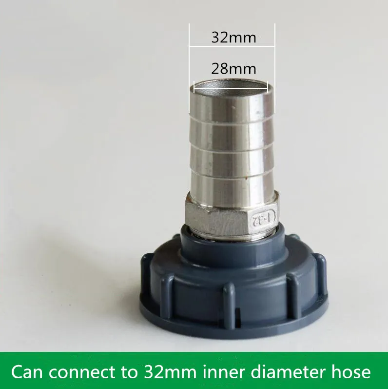 IBC бак адаптер разъем " грубая резьба до 3/4" " 1,5" " Нержавеющая сталь шланг кран арматура