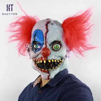 

Halloween Mask Clown Devil Cosplay Party Prop Full Face Horror Masque for Festive Party Supplies