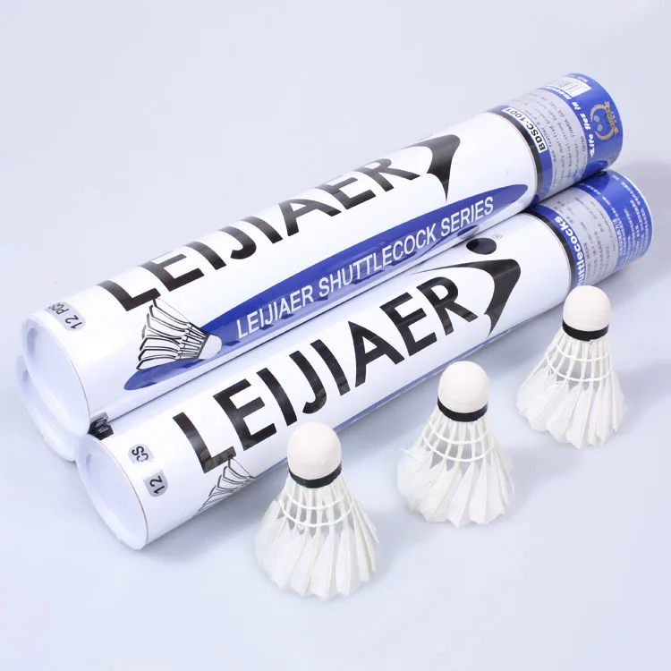 

120PCSHot Sale 12pcs/lot Badminton Shuttlecocks Goose Feather Shuttlecock Badminton Balls Outdoor Sports Accessories AX5-6